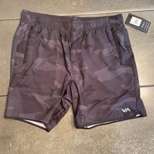 RVCA YOGGER IV ELASTIC SHORTS 17"